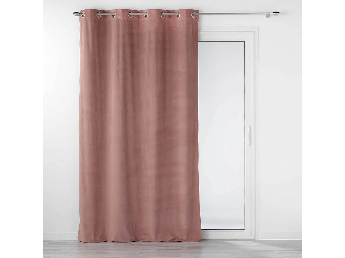 Cortina de decoración en terciopelo con relieve 140 x 260 cm