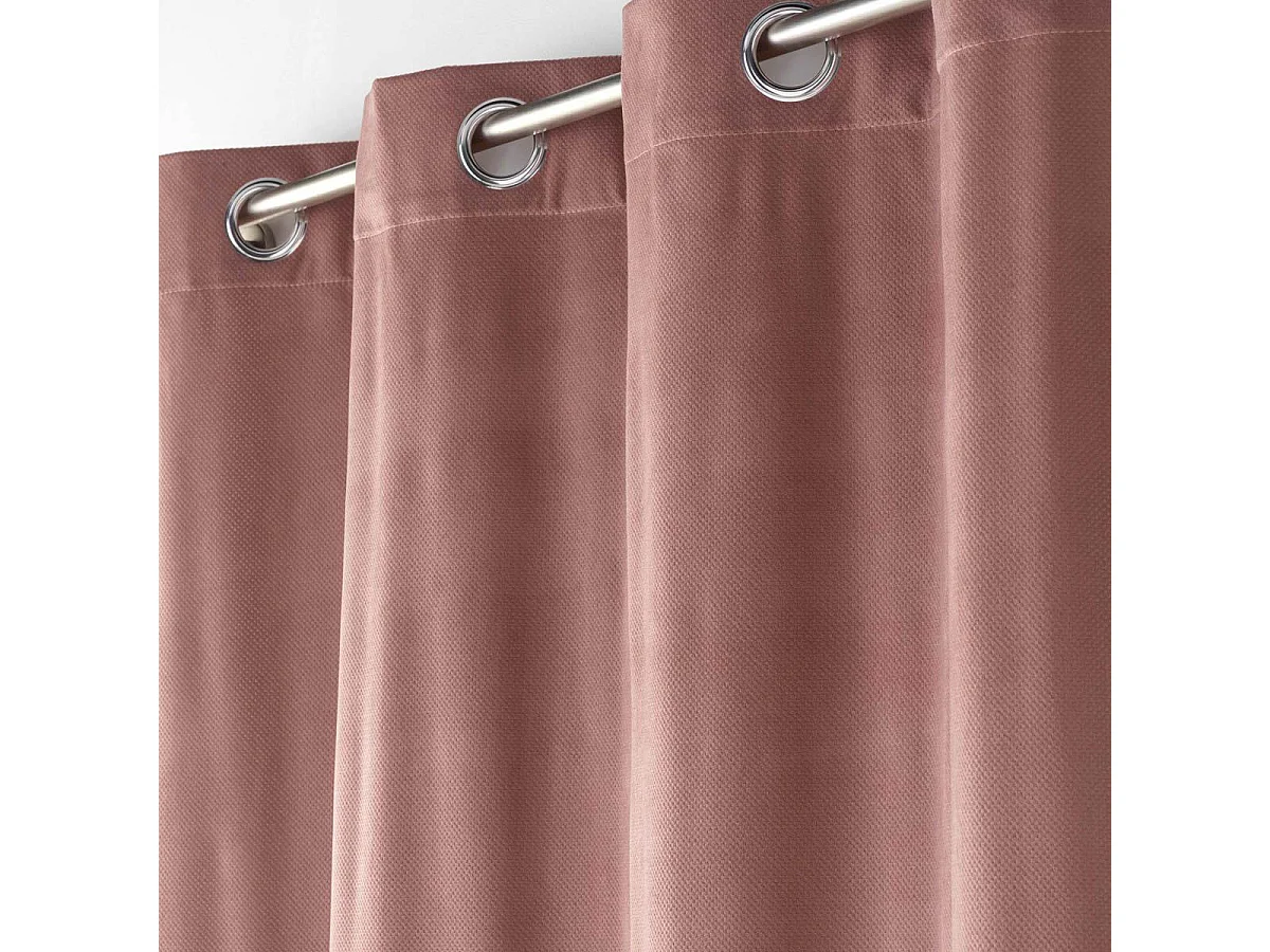 Cortina de decoración en terciopelo con relieve 140 x 260 cm