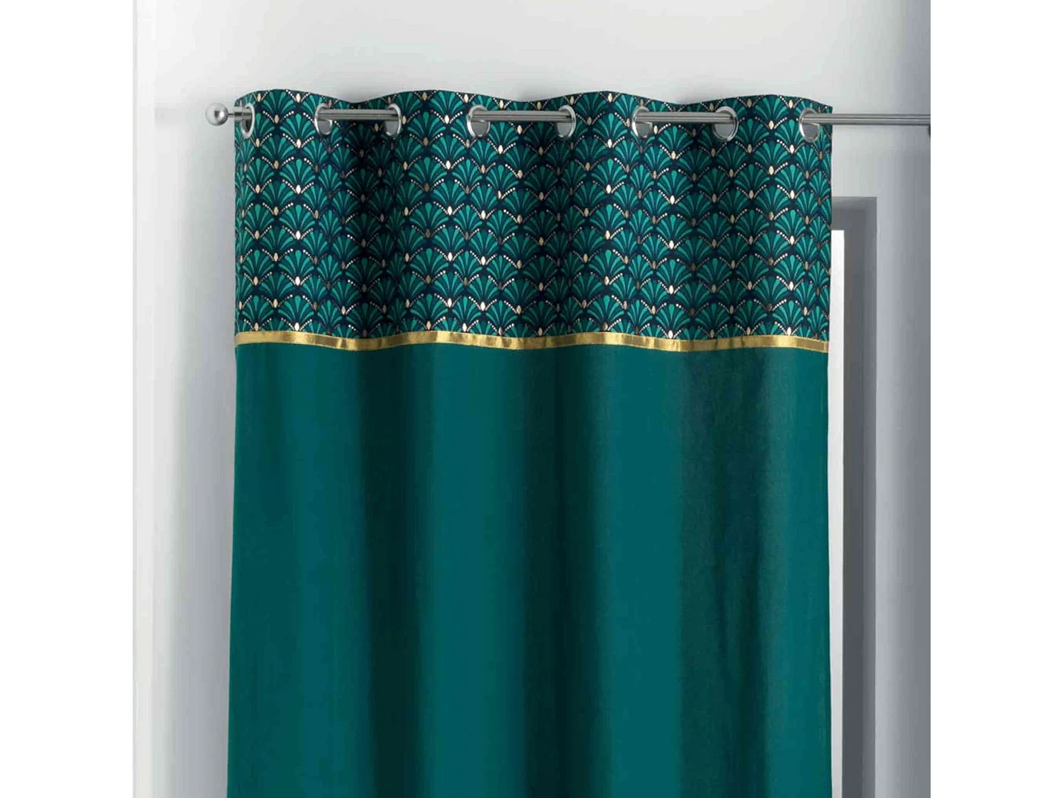 Cortina con espíritu Art déco 140 x 240 cm