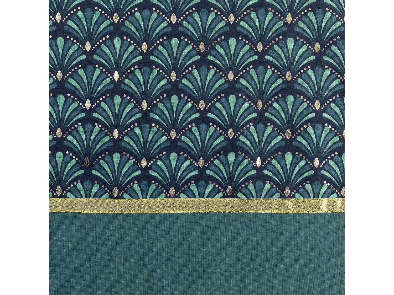 Cortina con espíritu Art déco 140 x 240 cm