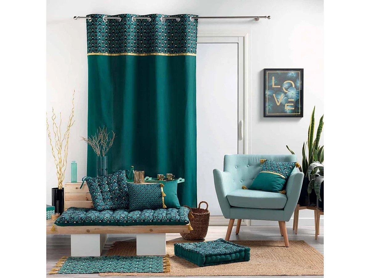 Vorhang im Art-déco-Stil 140 x 240 cm