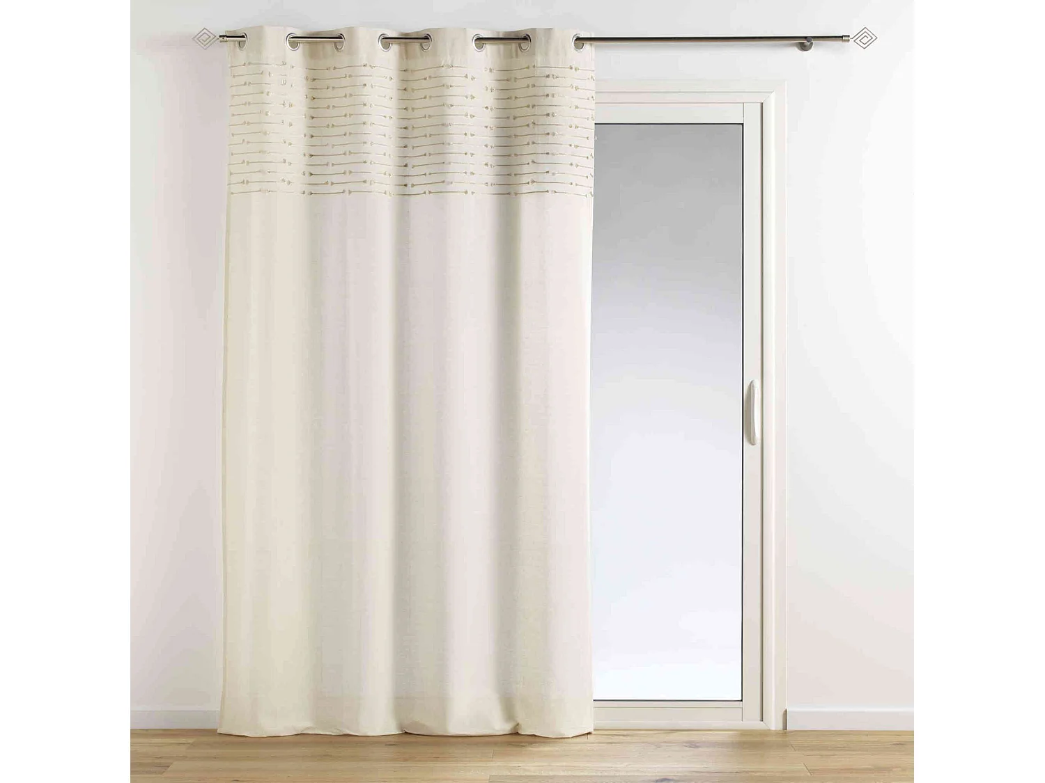 Rideau à Œillets "Golden Sunset" 140x240cm Naturel