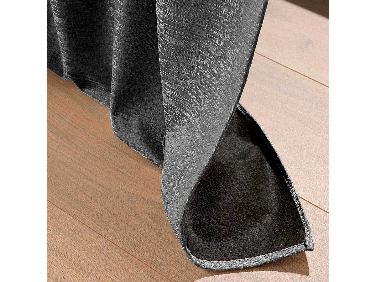 Rideau Isolant Thermique "Polarine" 140x260cm Anthracite
