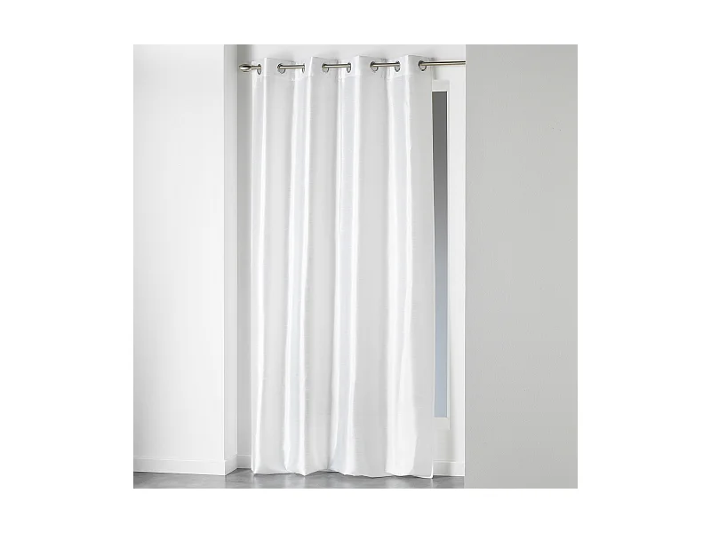Rideau à Oeillets "Shana" 140x240cm Blanc