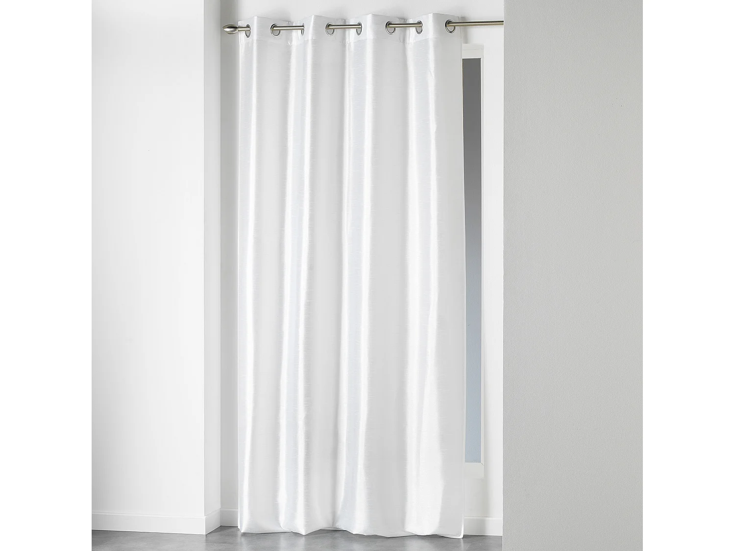 Rideau à Oeillets "Shana" 140x240cm Blanc