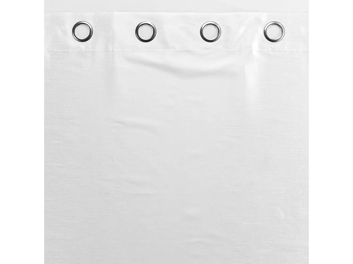 Rideau à Oeillets "Shana" 140x240cm Blanc