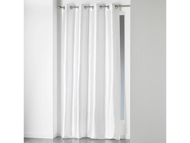Rideau à Oeillets "Shana" 140x240cm Blanc