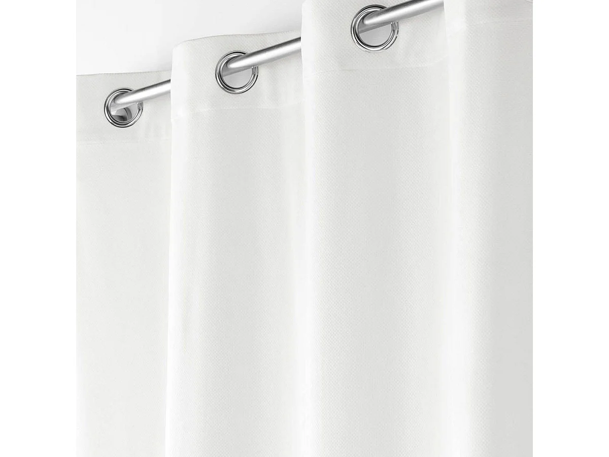 Rideau à Œillets "Velouriane" 140x260cm Blanc