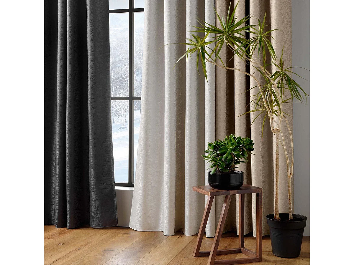 Rideau Isolant Thermique "Polarine" 140x260cm Lin