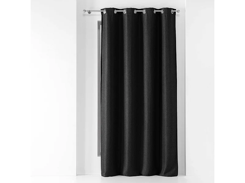 Rideau Occultant "Tramina" 135x240cm Noir