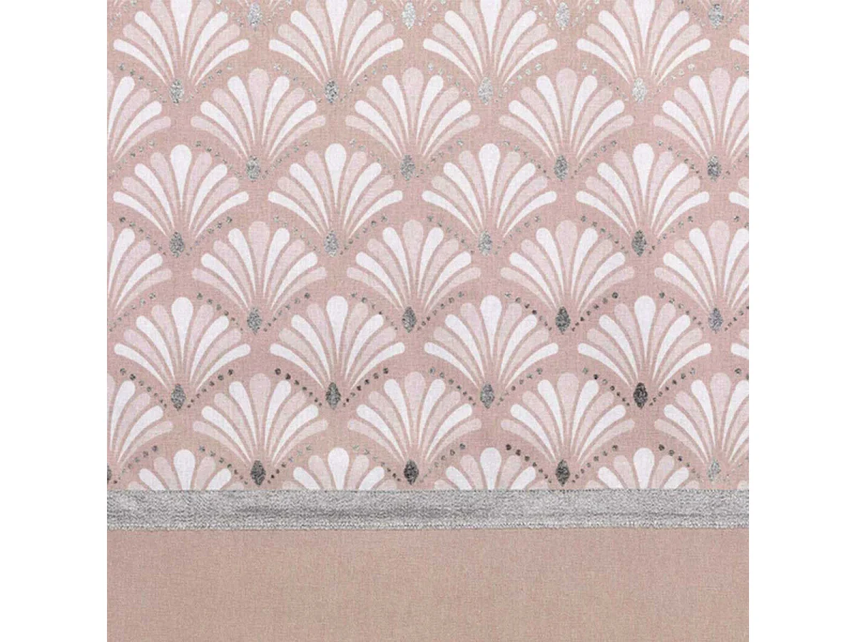 Rideau à Œillets Imprimé "Art Chic" 140x240cm Rose