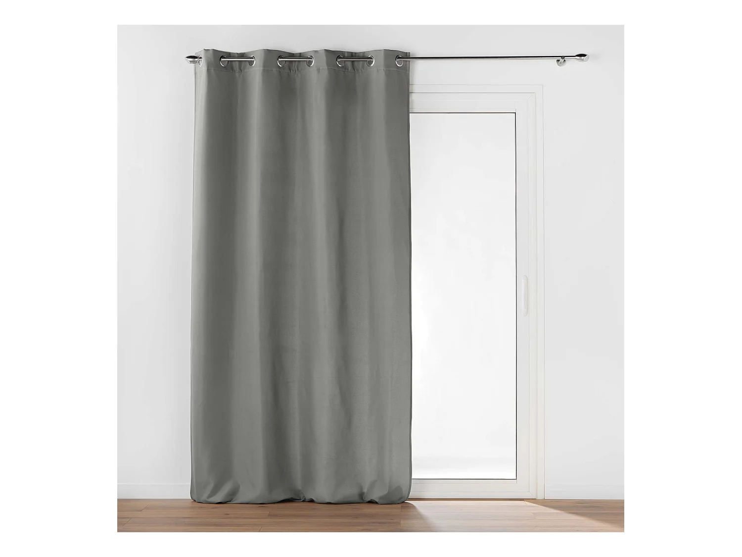 Rideau Isolant Thermique "Micropolar" 135x260cm Gris