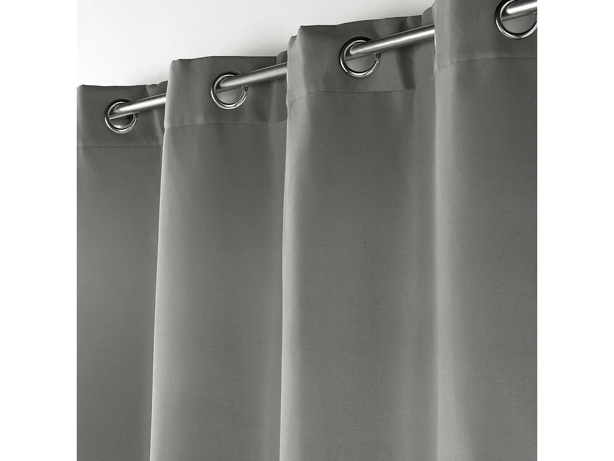 Rideau Isolant Thermique "Micropolar" 135x260cm Gris