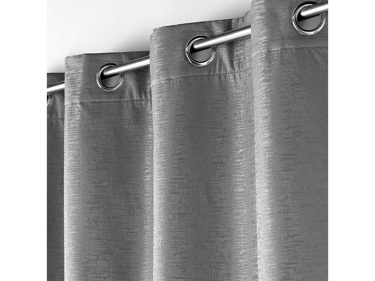 Rideau Isolant Thermique "Polarine" 140x260cm Gris
