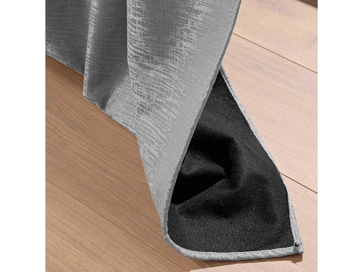 Rideau Isolant Thermique "Polarine" 140x260cm Gris