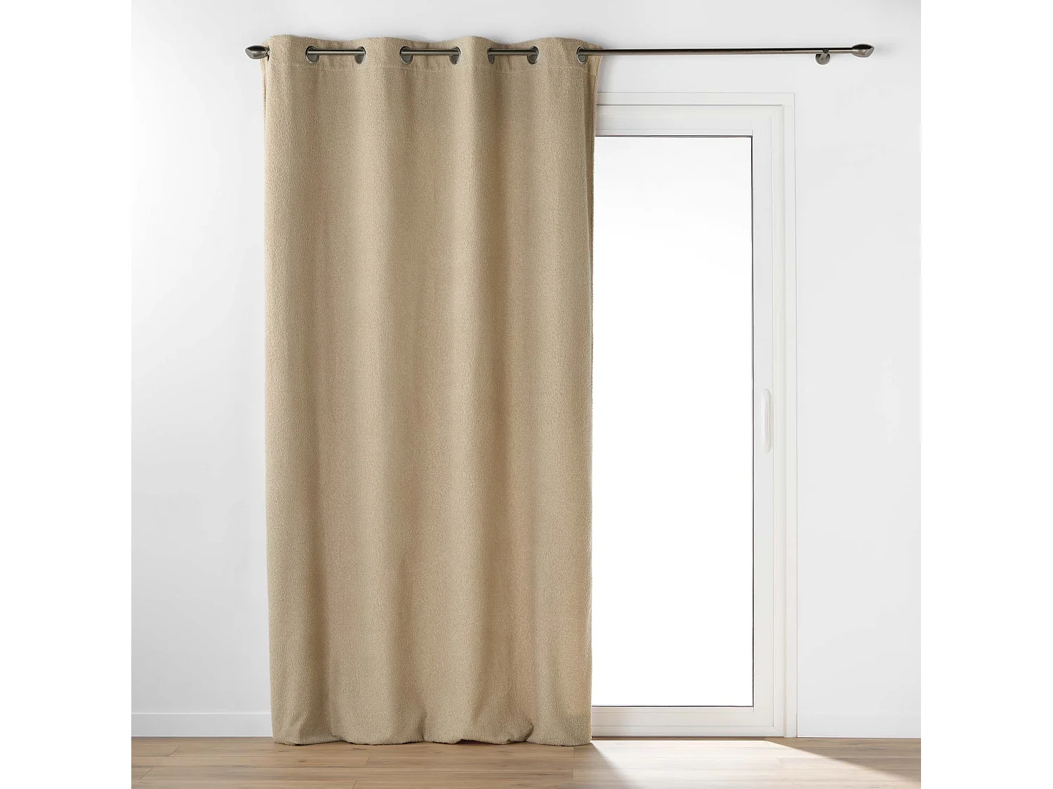 Cortina con Ojetes Wooly Bouclette Unida 140 x 240 cm