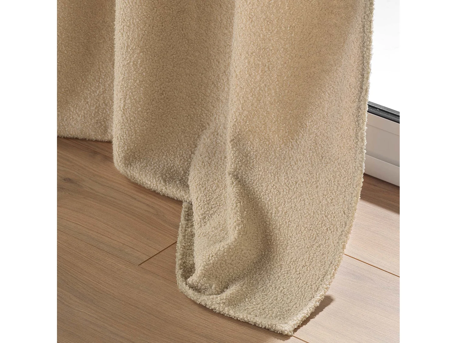 Cortina con Ojetes Wooly Bouclette Unida 140 x 240 cm