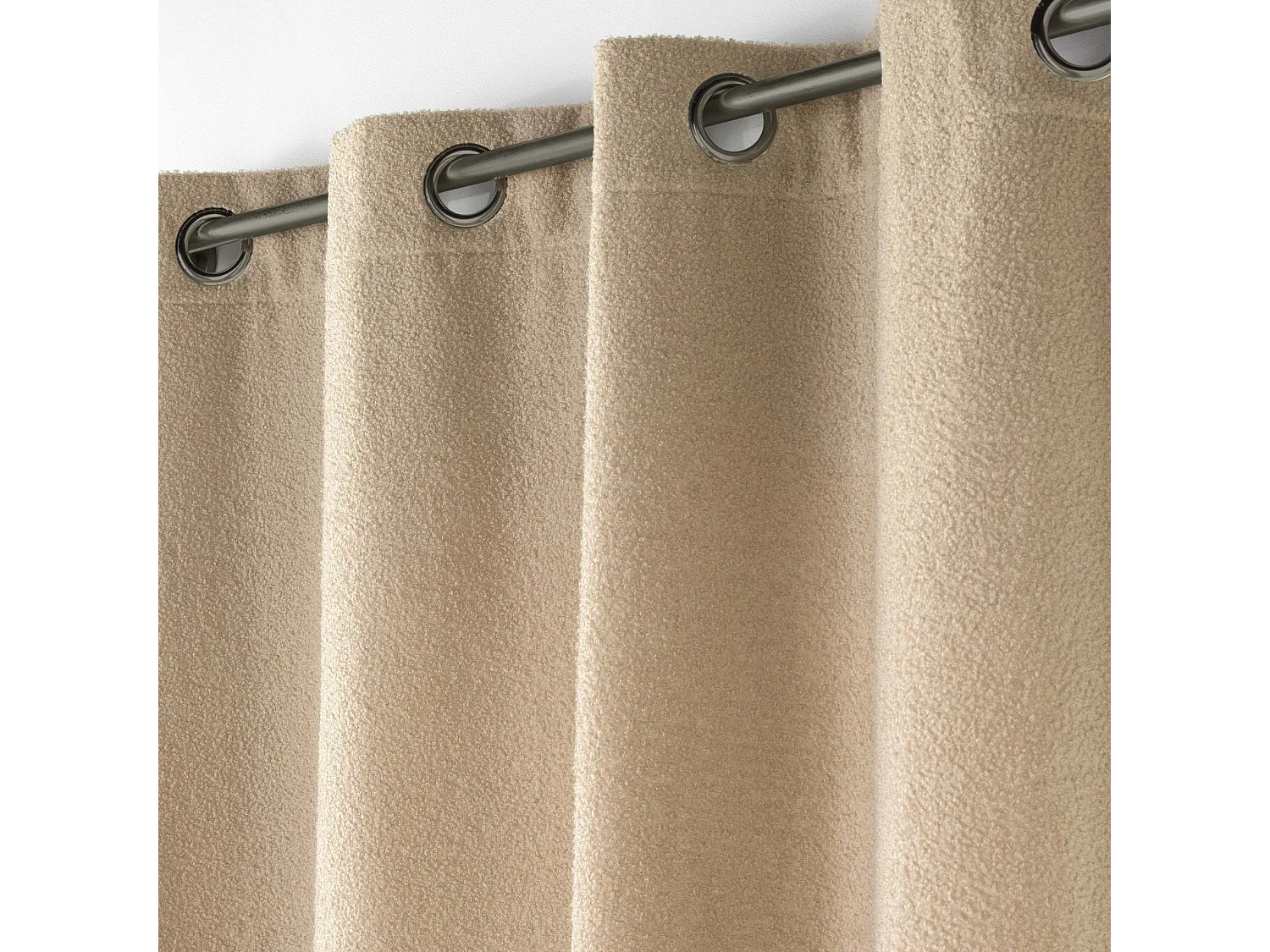 Cortina con Ojetes Wooly Bouclette Unida 140 x 240 cm