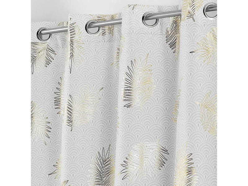 Rideau à Œillets "Sunny Gold" 140x260cm Or