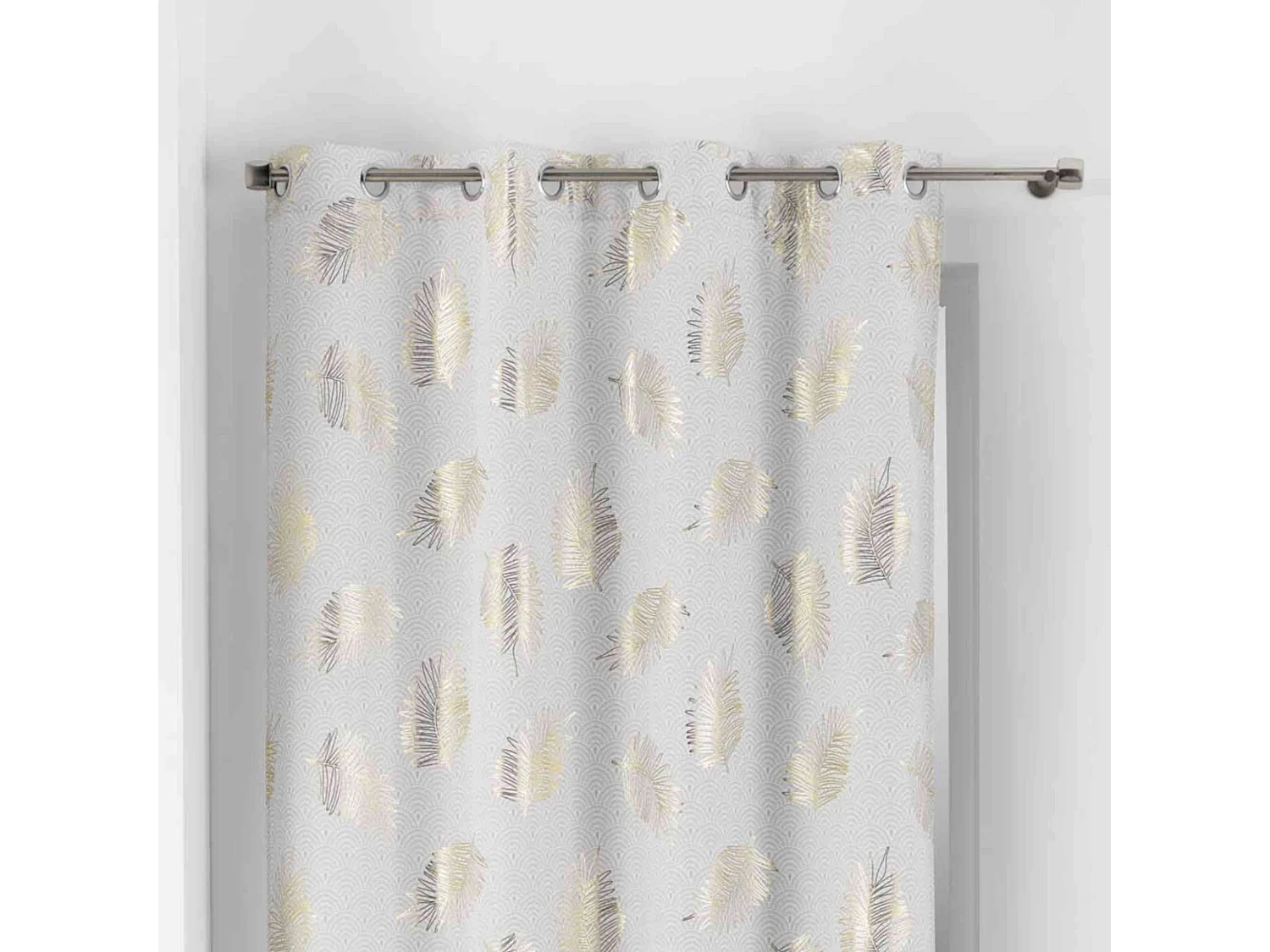 Rideau à Œillets "Sunny Gold" 140x260cm Or