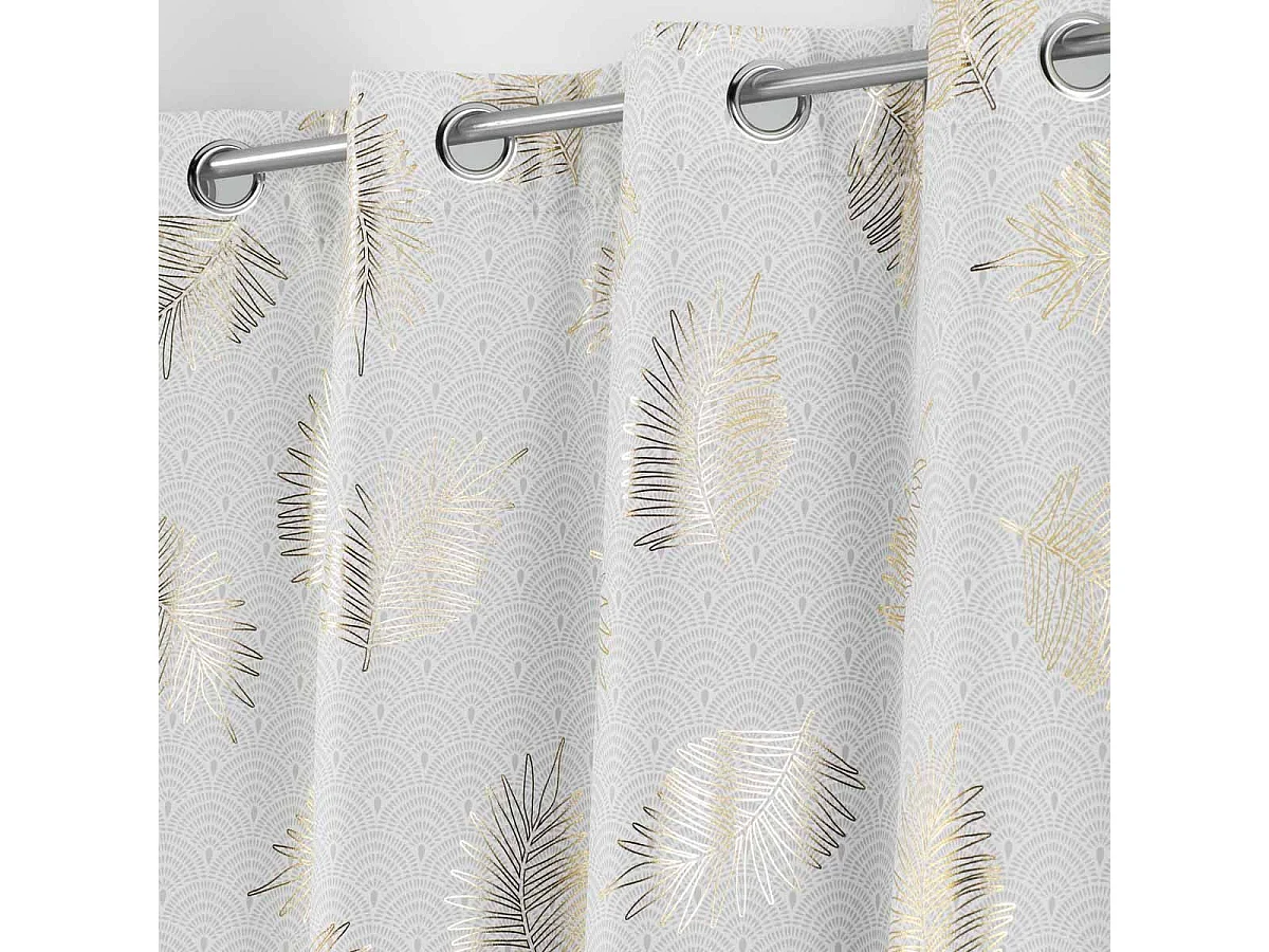 Rideau à Œillets "Sunny Gold" 140x260cm Or