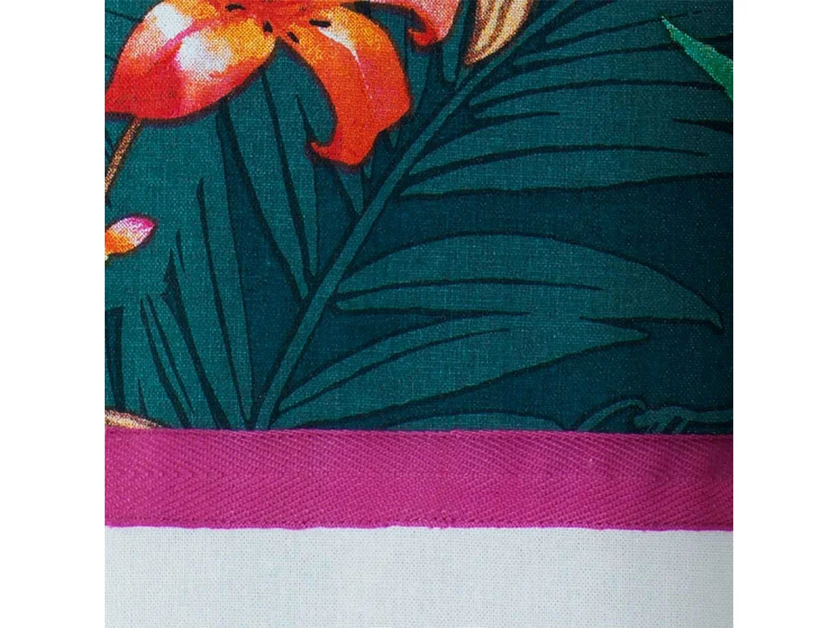 Rideau à Œillets "Exotic Paradise" 140x240cm Bleu