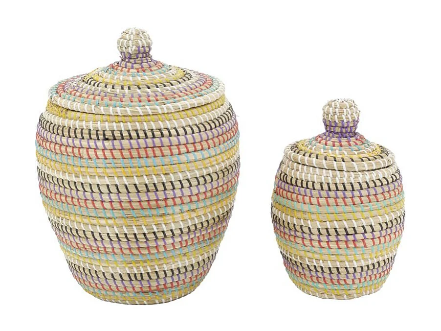 Boites jarre en jonc