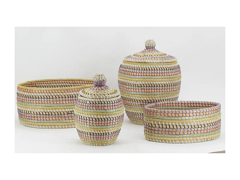 Boites jarre en jonc