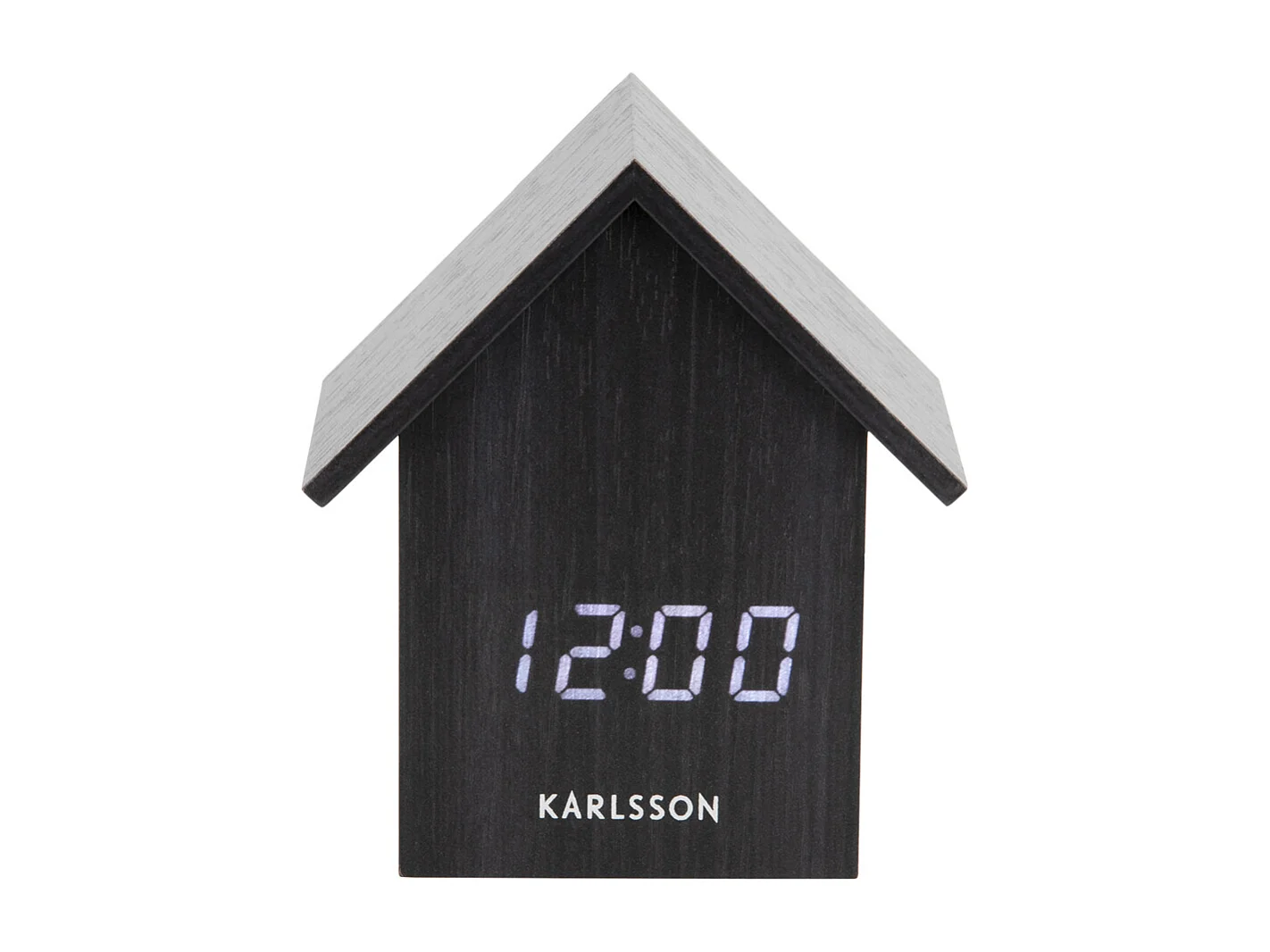 Despertador Casa LED - Negro