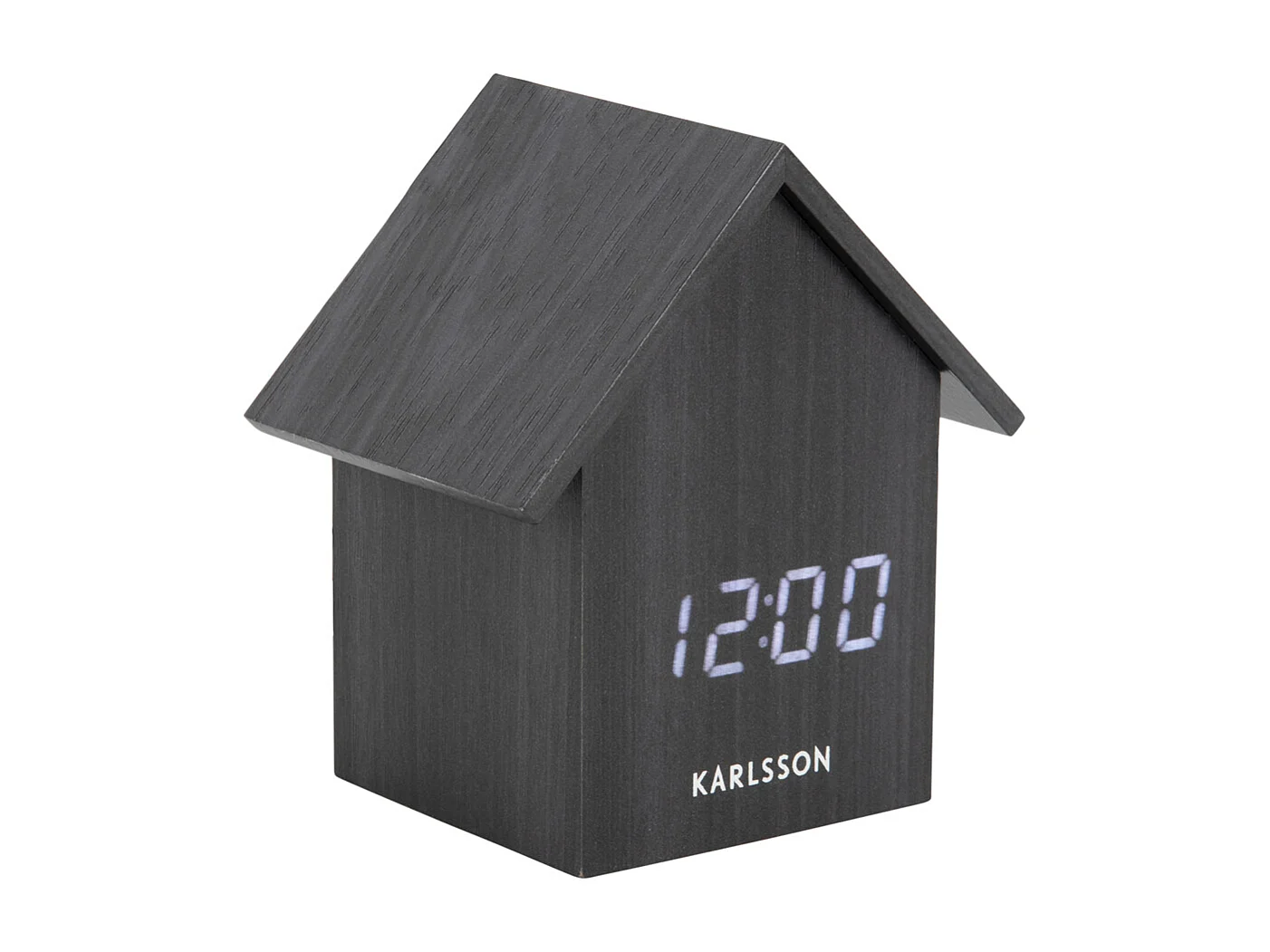 Despertador Casa LED - Negro