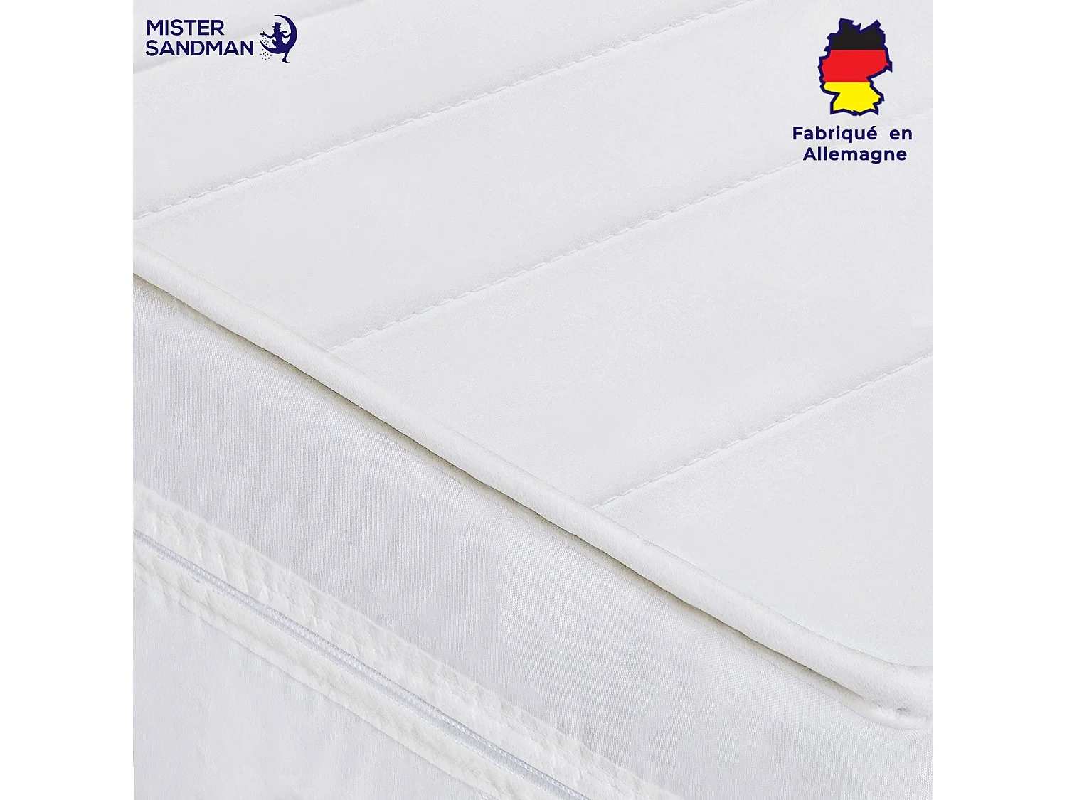 Matelas 90 x 200 cm - lavable 7 zones soutien ferme