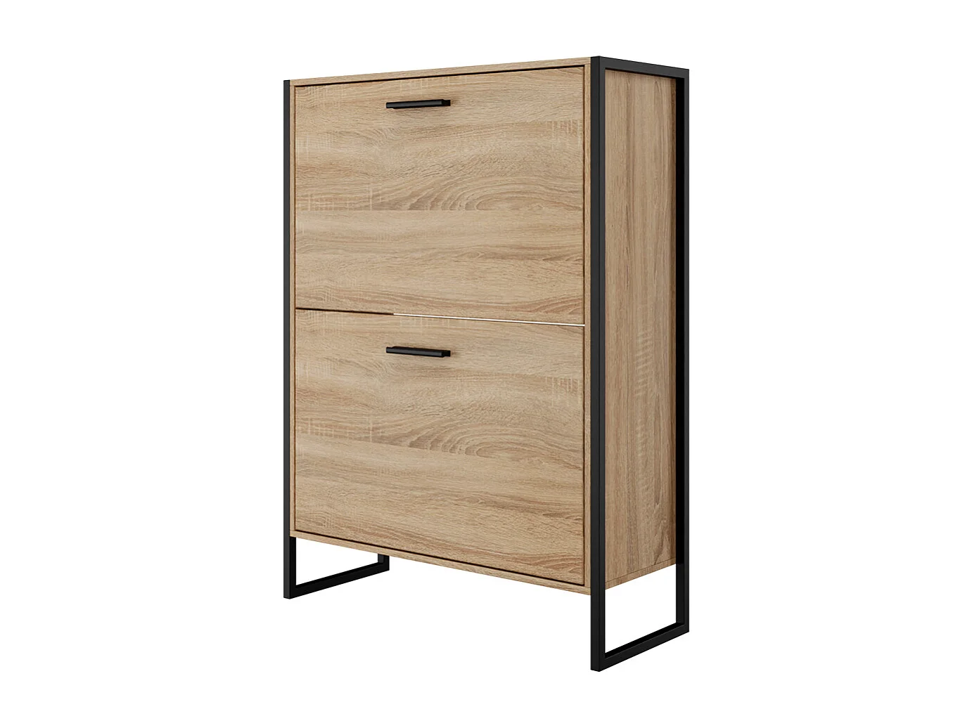 CASABEL Meuble A Chaussure Industriel 12 Paires, Pour Entrée, Couloir - Bois Clair