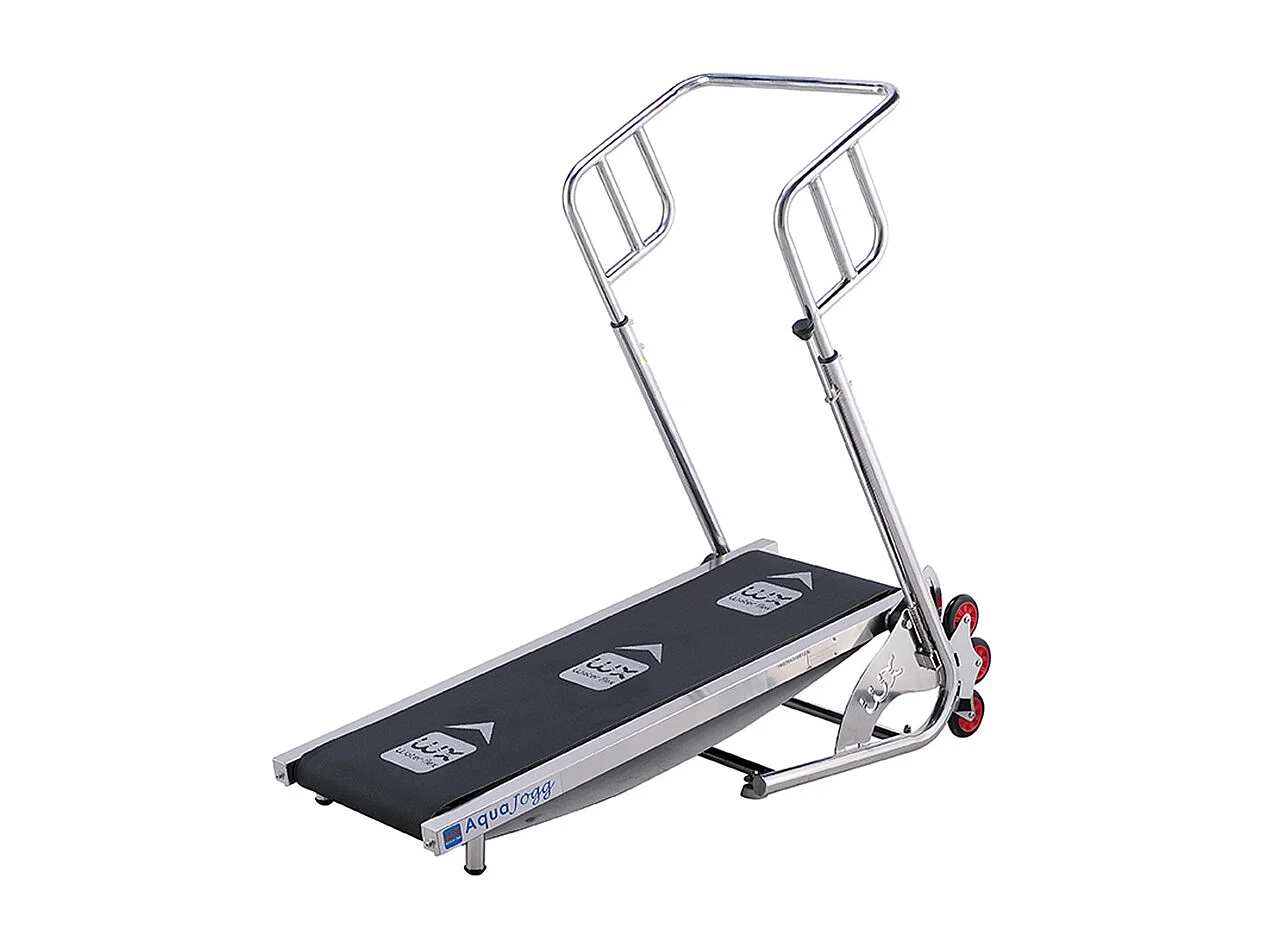 Cinta de correr Aquajogg Waterflex Piscine - Plegable 100% acero cepillado con tratamiento anticorrosión/L38 x L118 cm