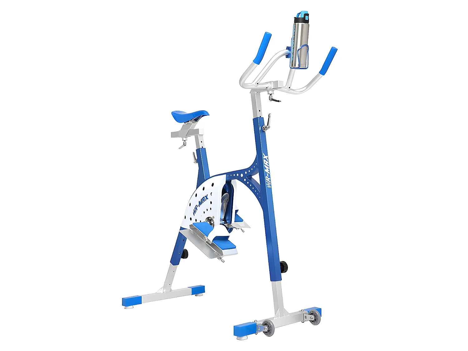 Aquabike Waterflex Alumínio WR Max 1 - Dep. 1,1-1,6m - Anodizado - Atletismo/Resistência hidráulica -