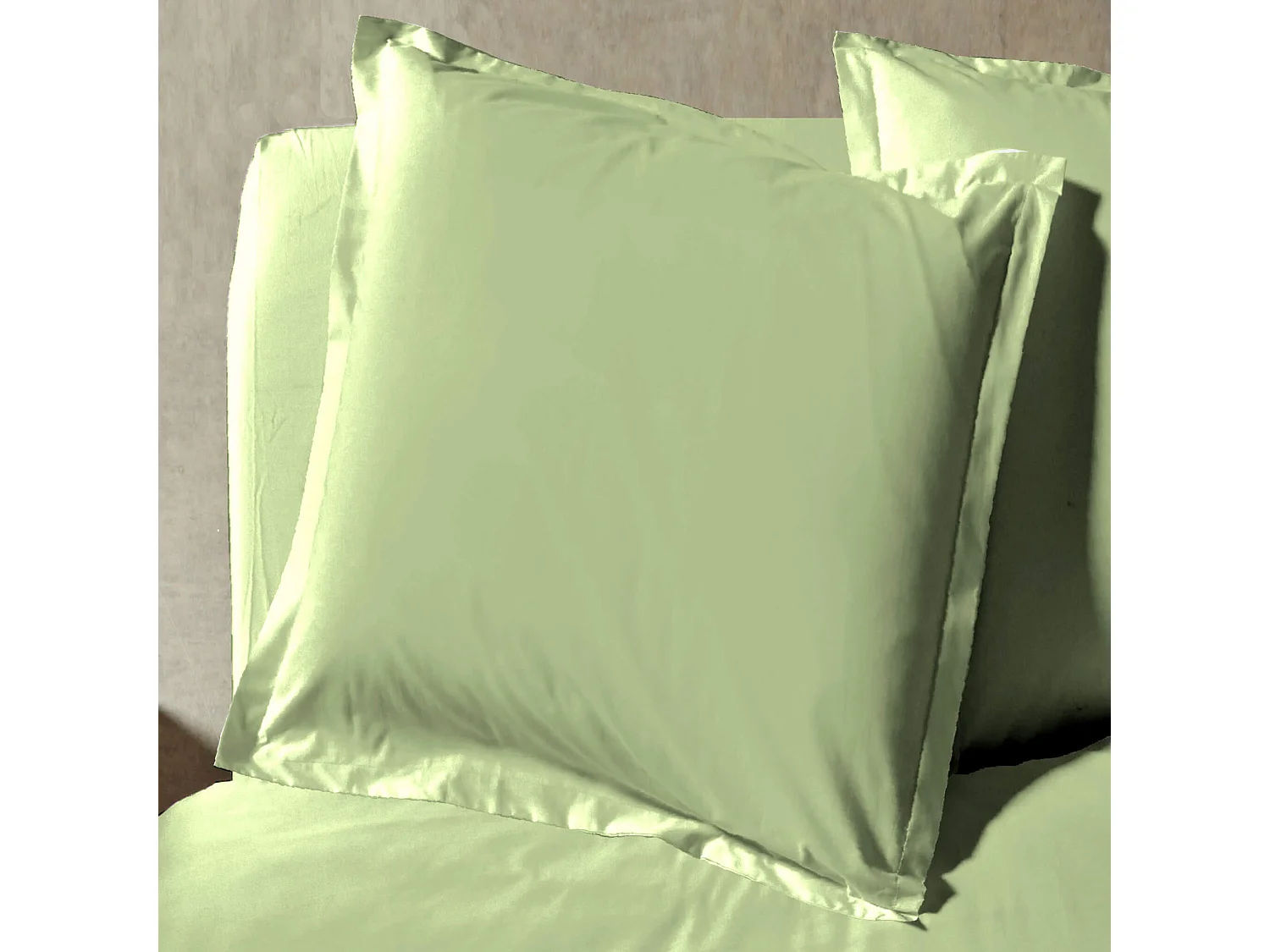 Parure de lit percale Sauge 260x240