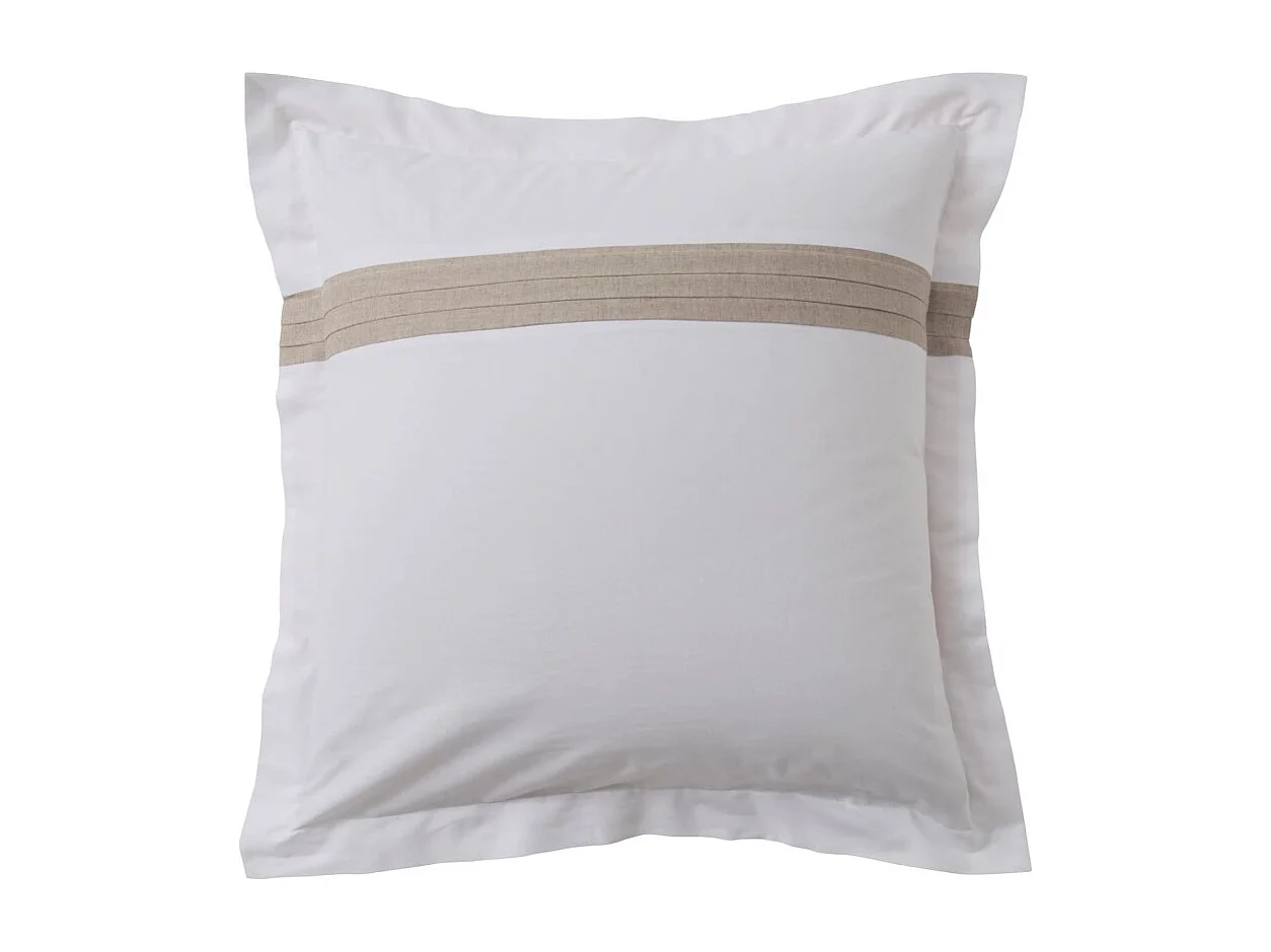 Parure de Lit 3 Pièces "Laly" 240x220cm Blanc