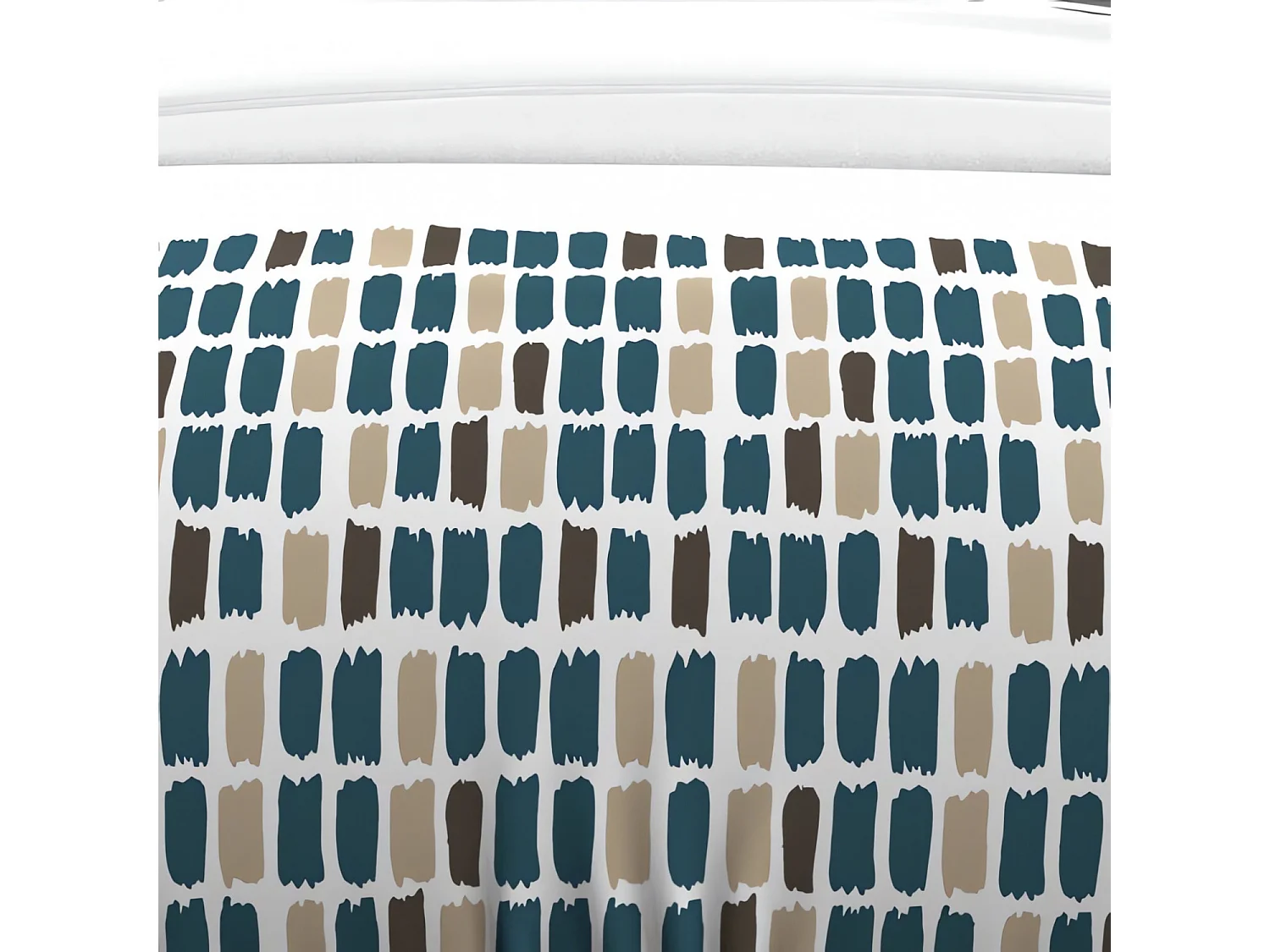 Set funda nórdica de algodón 57 hilos 240x220 cm FABIO azul