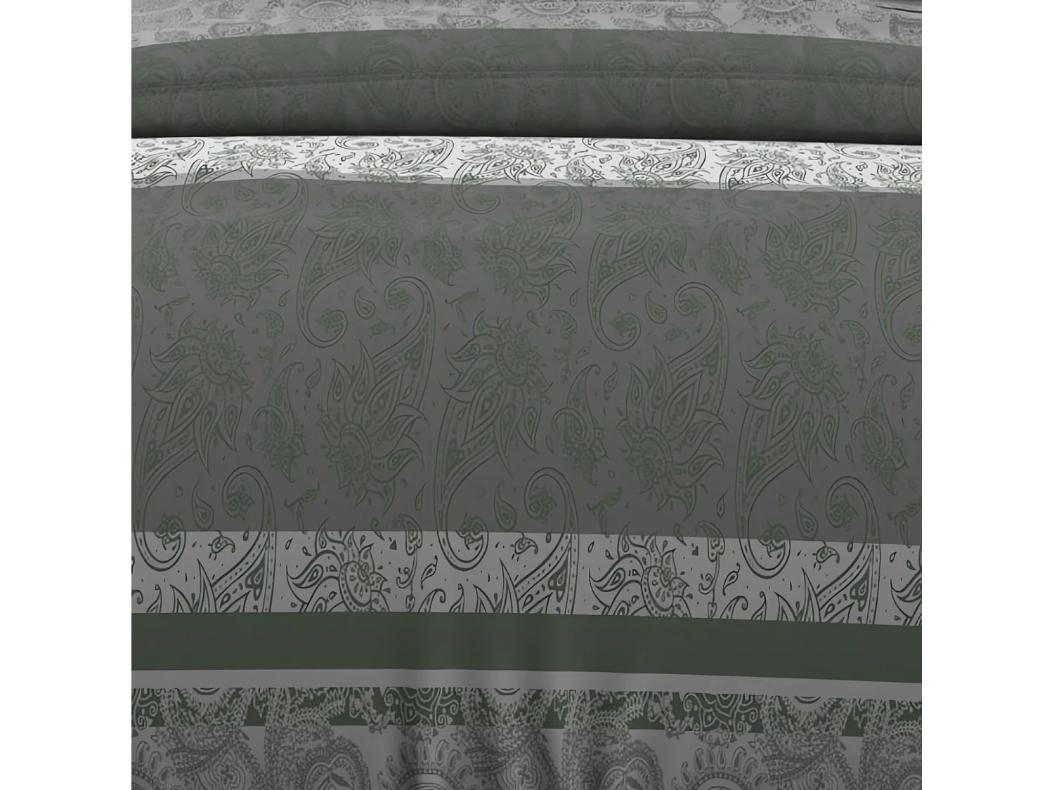 Set funda nórdica de algodón 57 hilos 260x240 cm CASHMERE gris