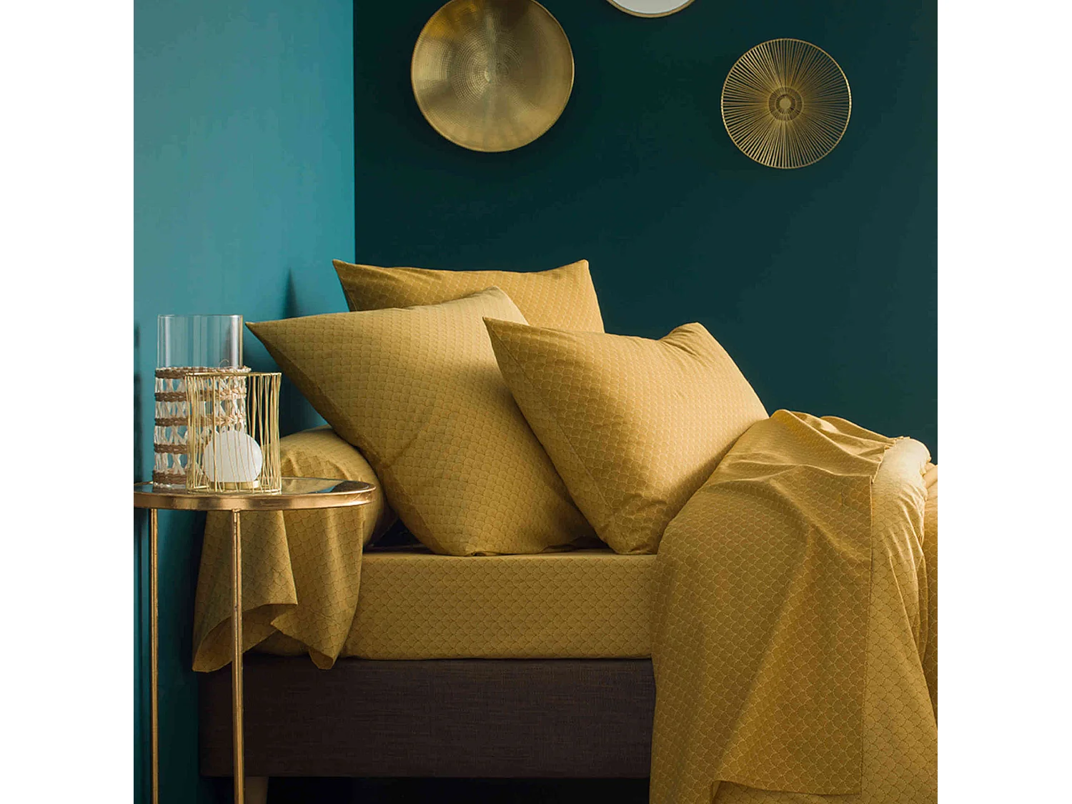 Parure de lit Camille Curry 140x200 cm