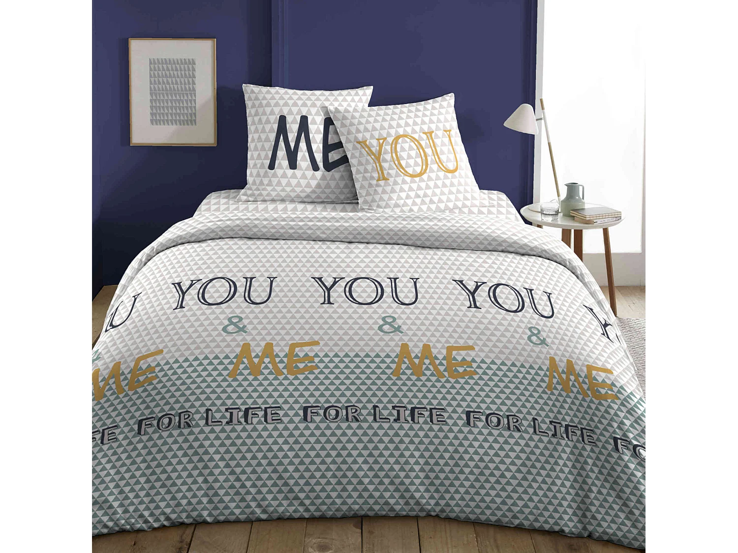 Parure de lit You and Me 260x240 cm