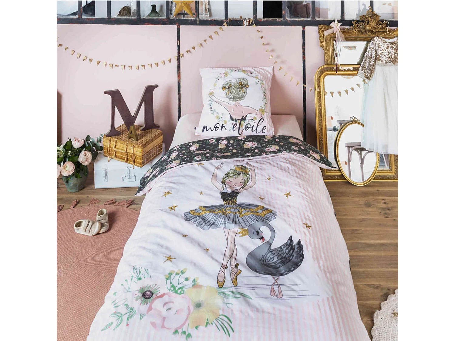 Parure de lit enfant Mon Etoile 200x200 cm