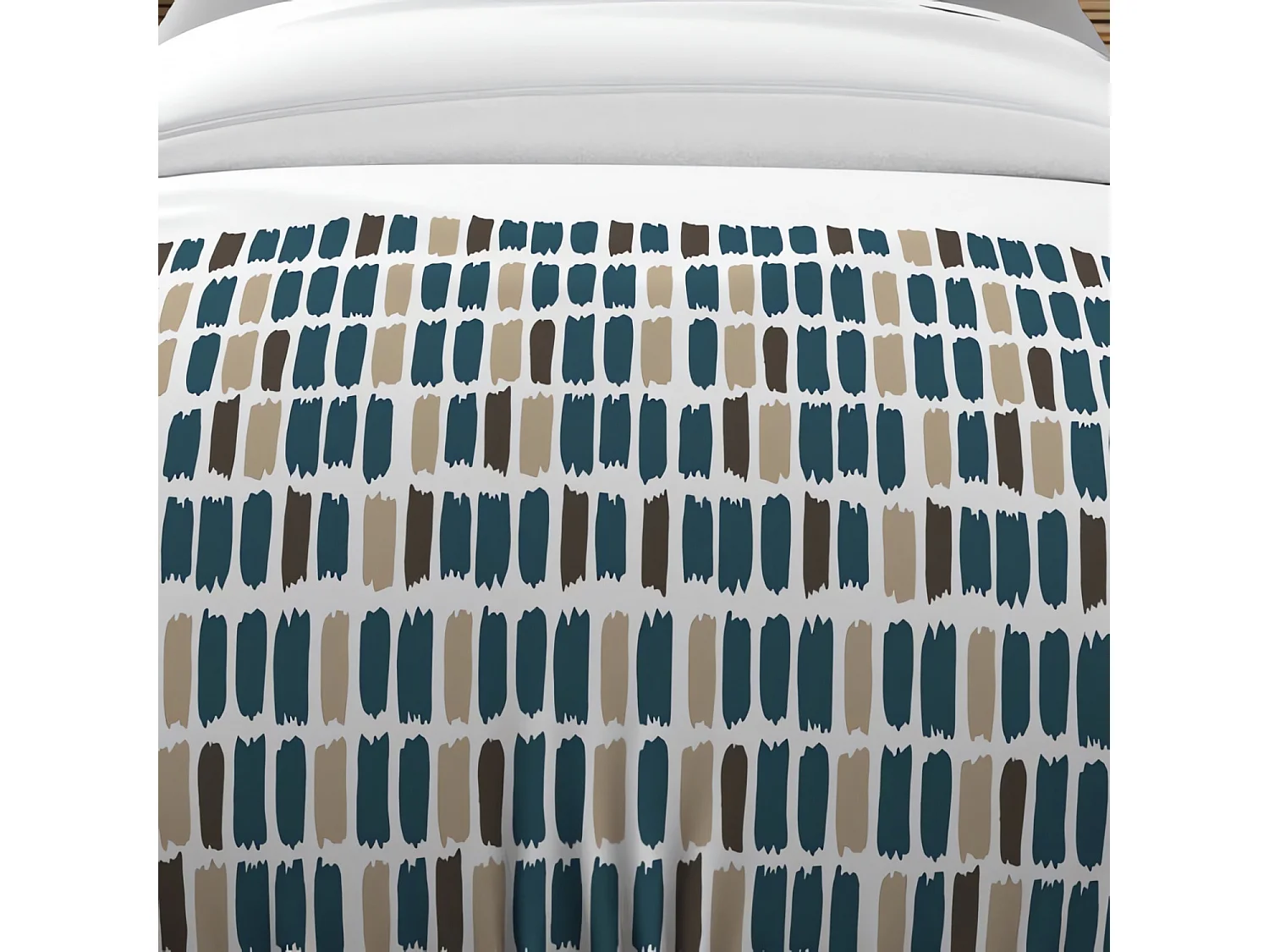 Parure de lit Fabio bleu 140x200 cm