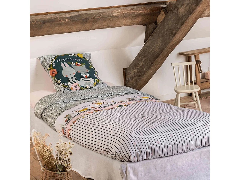 Parure de lit enfant Jardinage 200x200 cm