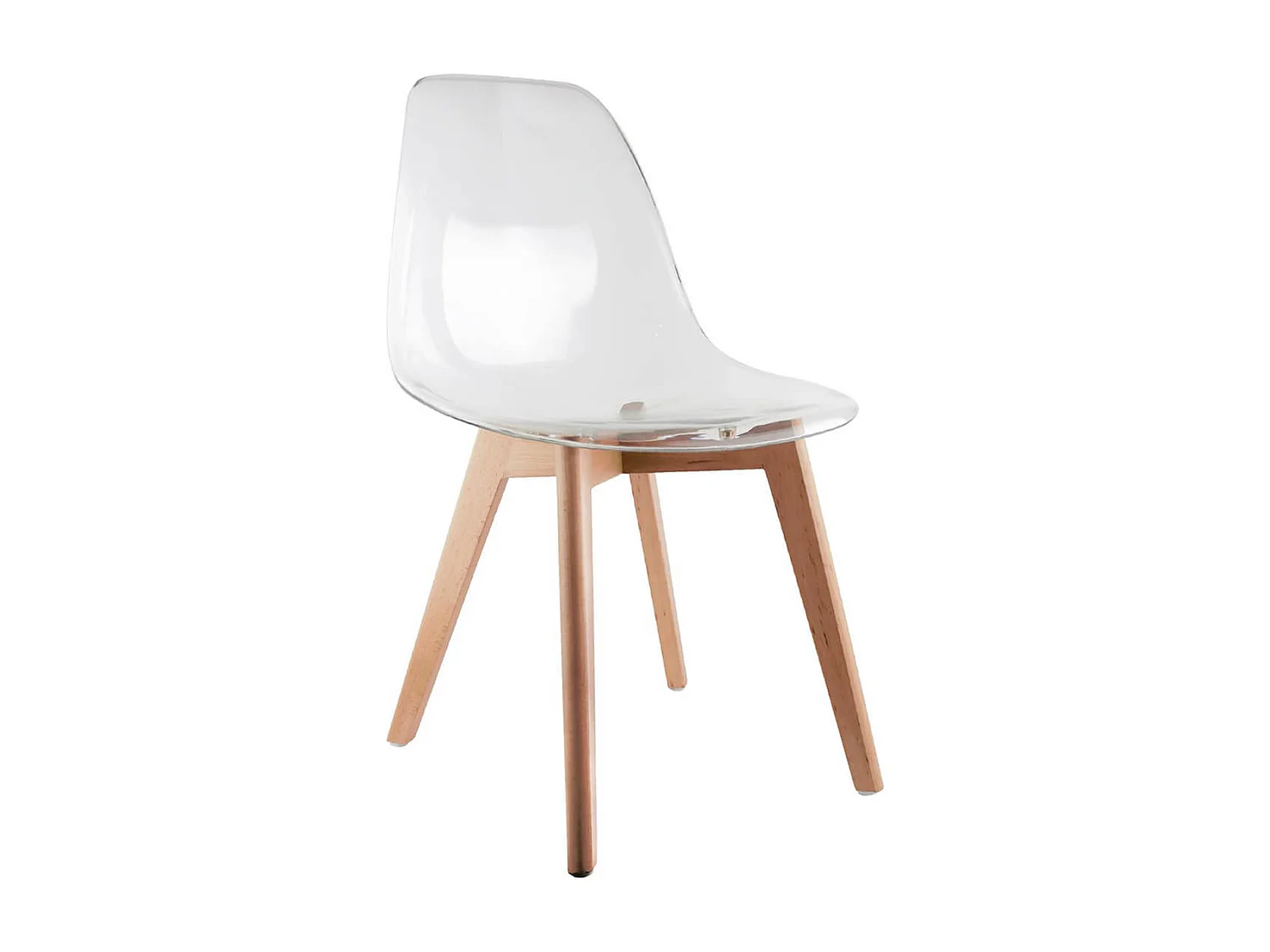 OKOA - Lot de 6 Chaises Transparentes