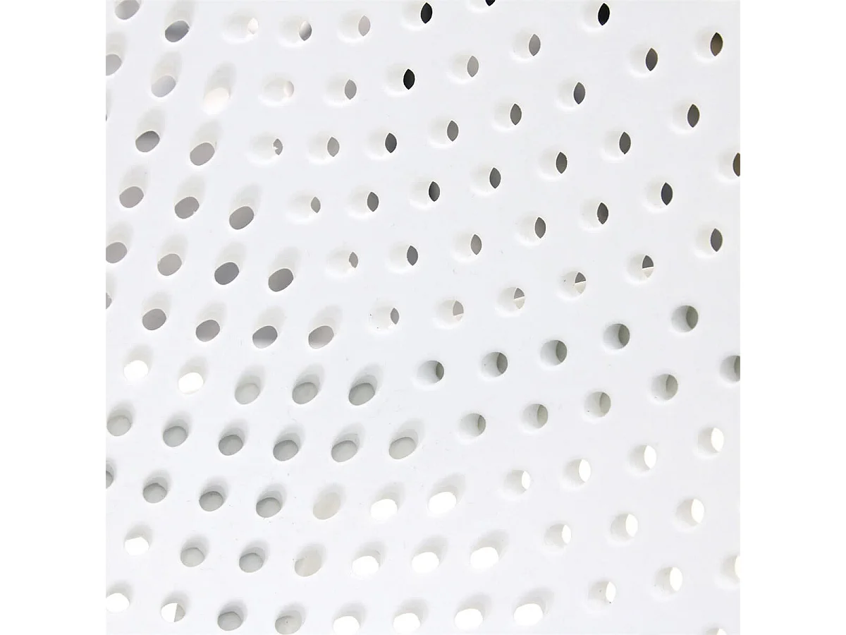 MONICA - Lot de 2 Fauteuils Coque Plastique Blanche