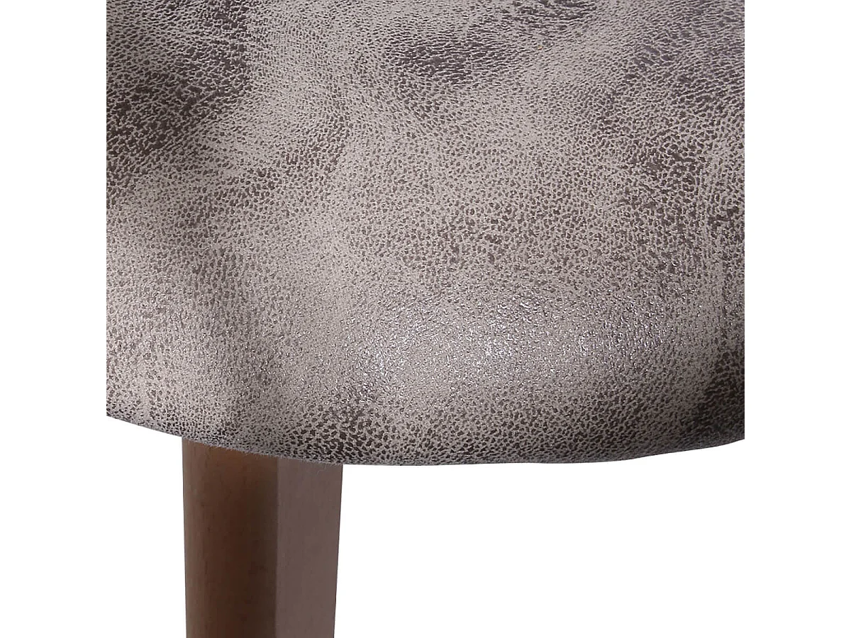 MELO - Lot de 6 Chaises Scandinaves Aspect Vieux Cuir