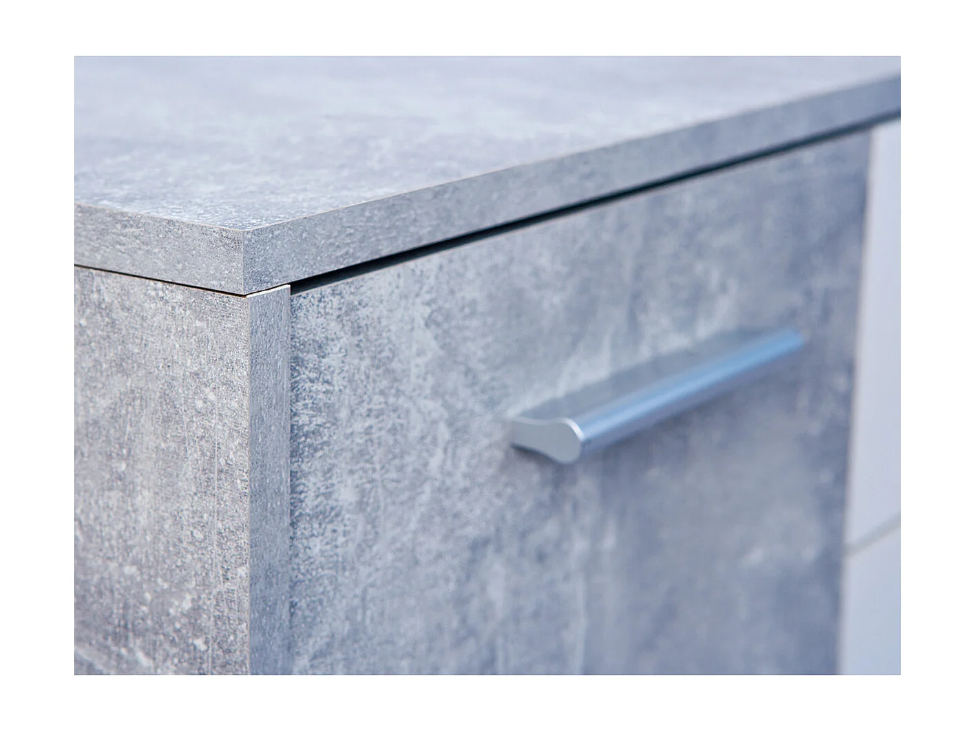 MARRY "BÉTON" - Meuble 5 Portes 2 Tiroirs