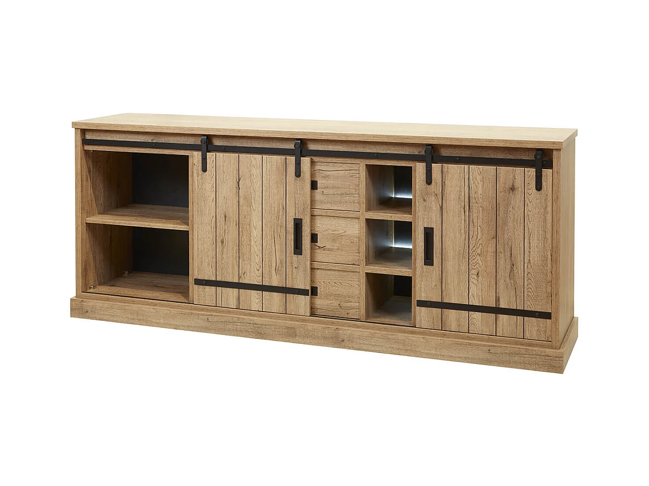 CEDRA - Buffet Multi-Rangements Industriel avec Leds