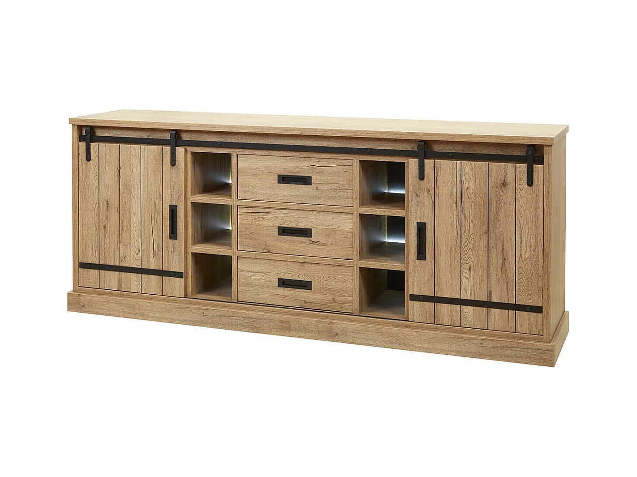CEDRA - Buffet Multi-Rangements Industriel avec Leds