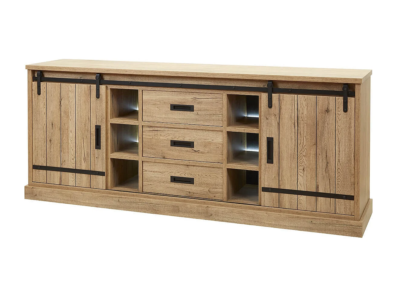 CEDRA - Buffet Multi-Rangements Industriel avec Leds